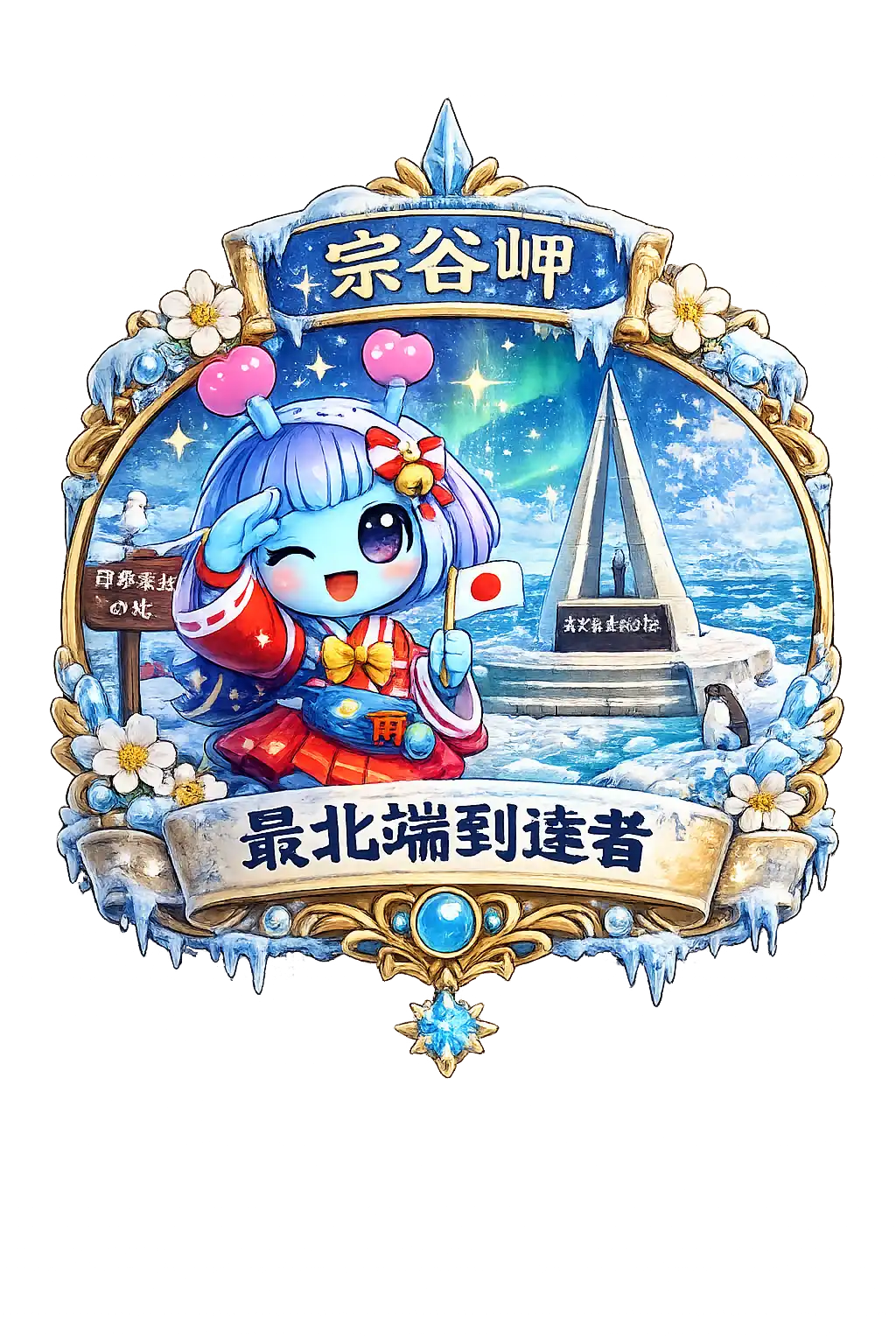 宗谷岬バッジ