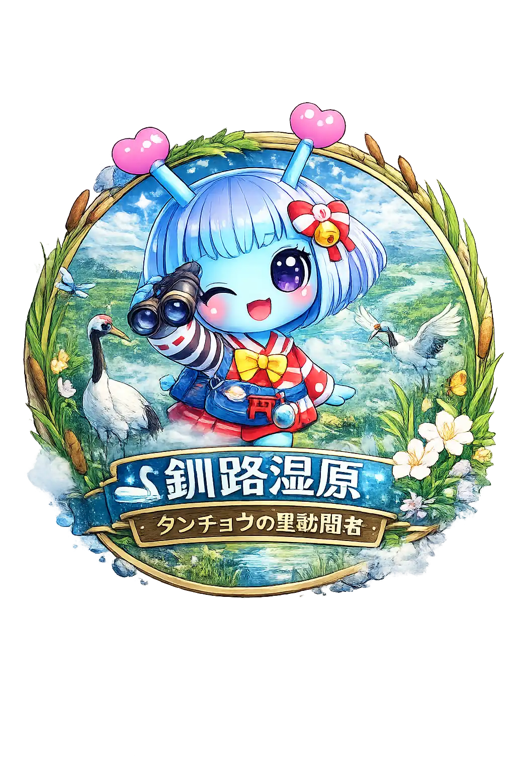 釧路湿原バッジ